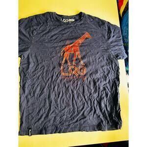 LRG Pullover T-Shirt Men's Sz 4XL Blue Short Sleeve Crew Neck Regular Fit Cotton